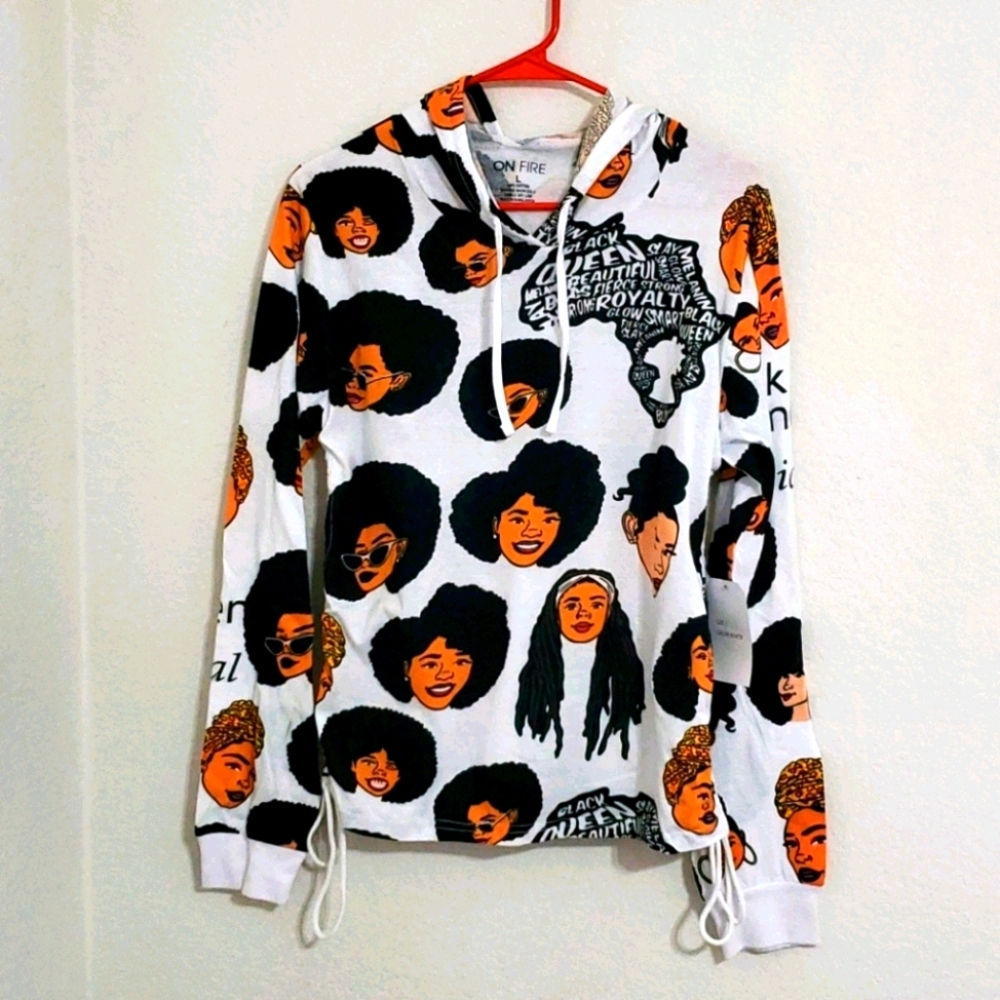 ON FIRE 'Black Women Are Magic Hoodie Lrg